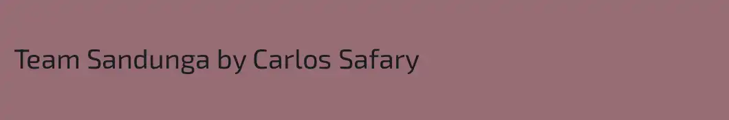 Team Sandunga by Carlos Safary